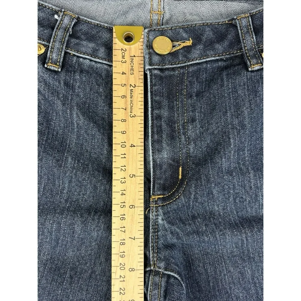 Michael Kors‎ Jeans Womens Blue Izzy Skinny Jeans Size 6P (28x28)
